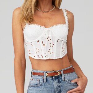 FOR LOVE & LEMONS SAMMIE CROP TOP